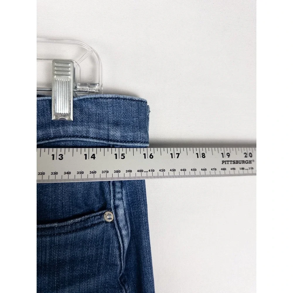 AYR Skinny The‎ Riser Jeans Womens 32x32 Cut Off Faded Mid Rise Casual
